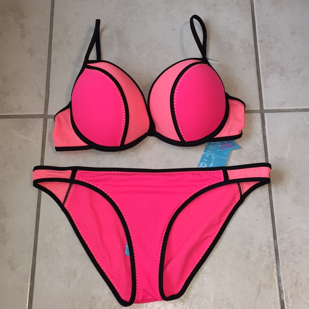 Two piece swim suit